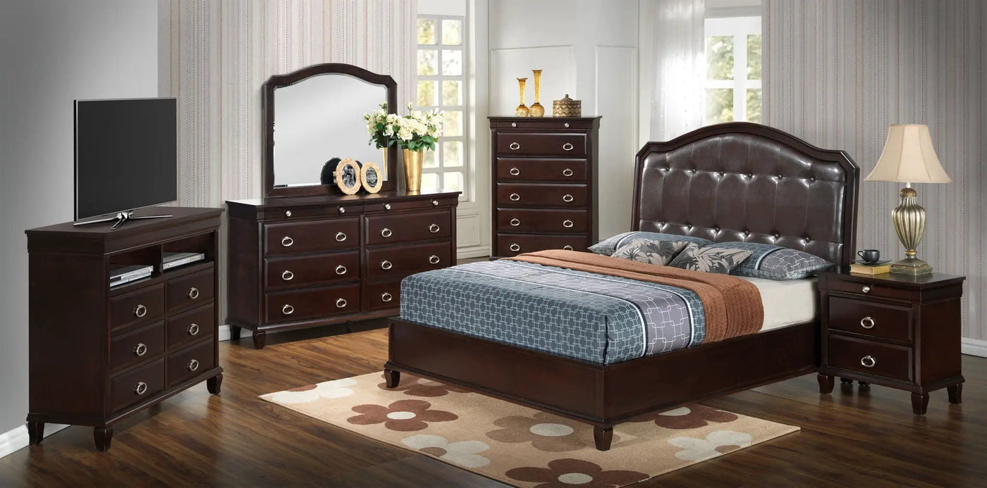 Bed With Transitional Design by HouseOfZazla