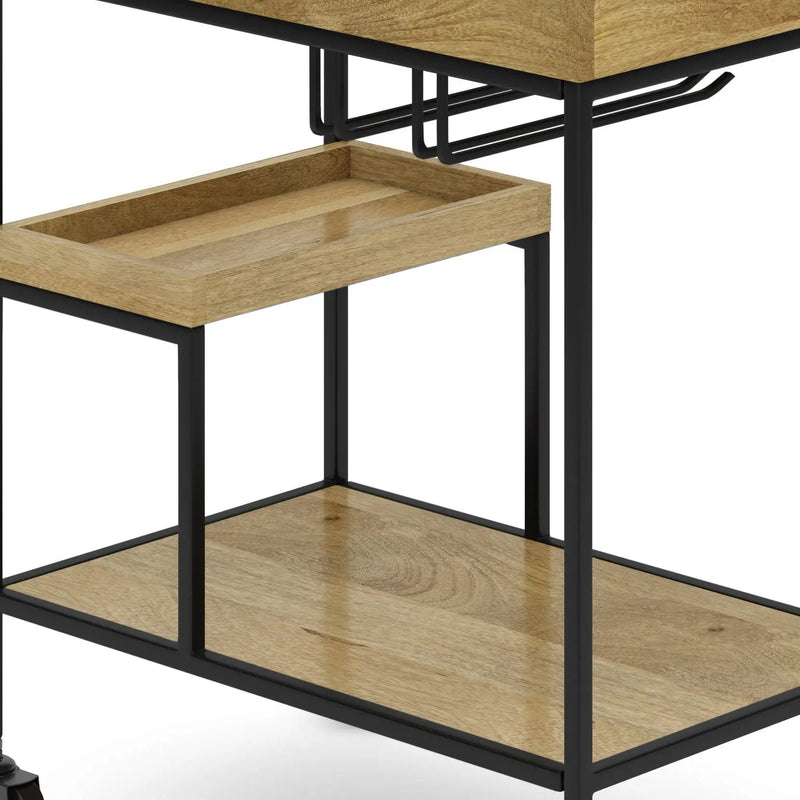 Barnes - Bar Cart - Natural by Unique Piece Furniture