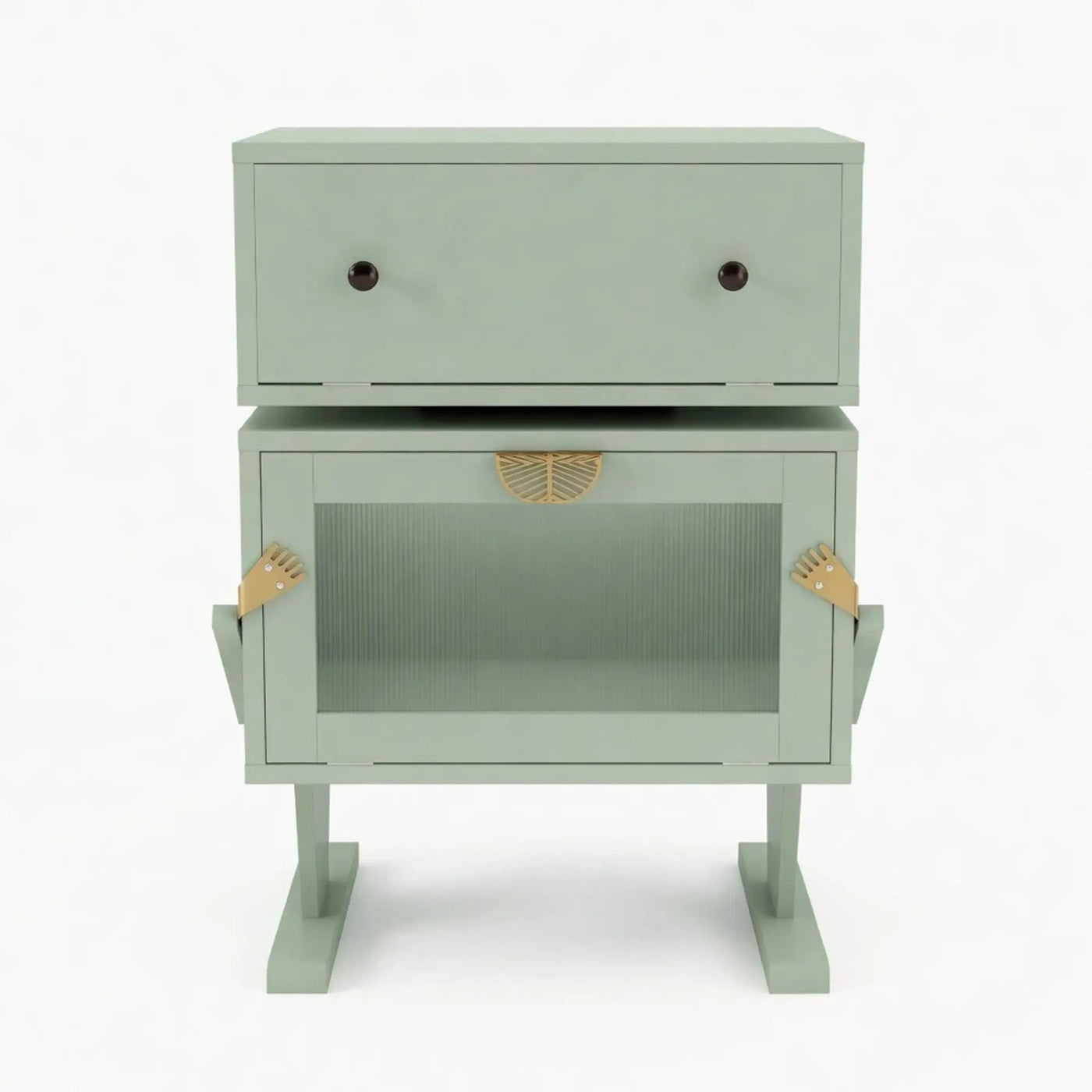 Robot LED Nightstand With 360° Rotating Drawer by HouseOfZazla