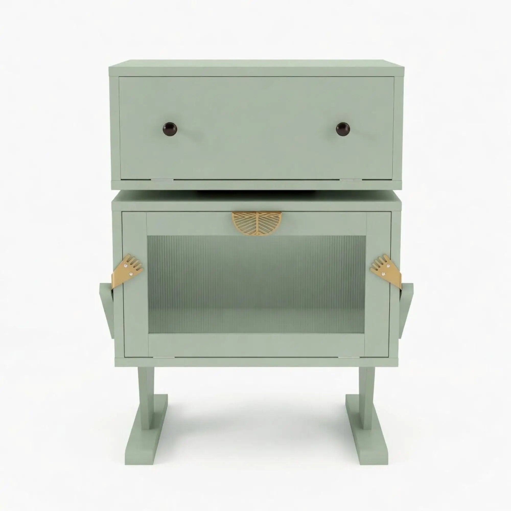 Robot LED Nightstand With 360° Rotating Drawer by HouseOfZazla