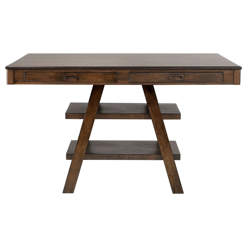 Ferrara - 5 Piece Counter Height Dining Set With Chairs - Walnut