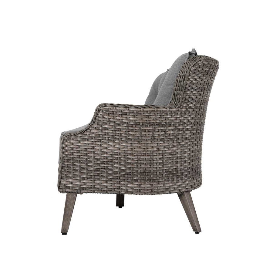 Tenaya 4-Piece Firepit Set with Swivel Rocking Chairs by Outdoor-USA®