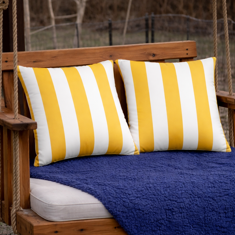 6 Pack Outdoor Pillow Covers 18x18 Inch by HouseOfZazla