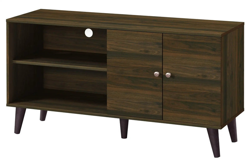 Amidon - TV Stand, With 2 Storage Shelves And 1 Cabinet by Unique Piece Furniture