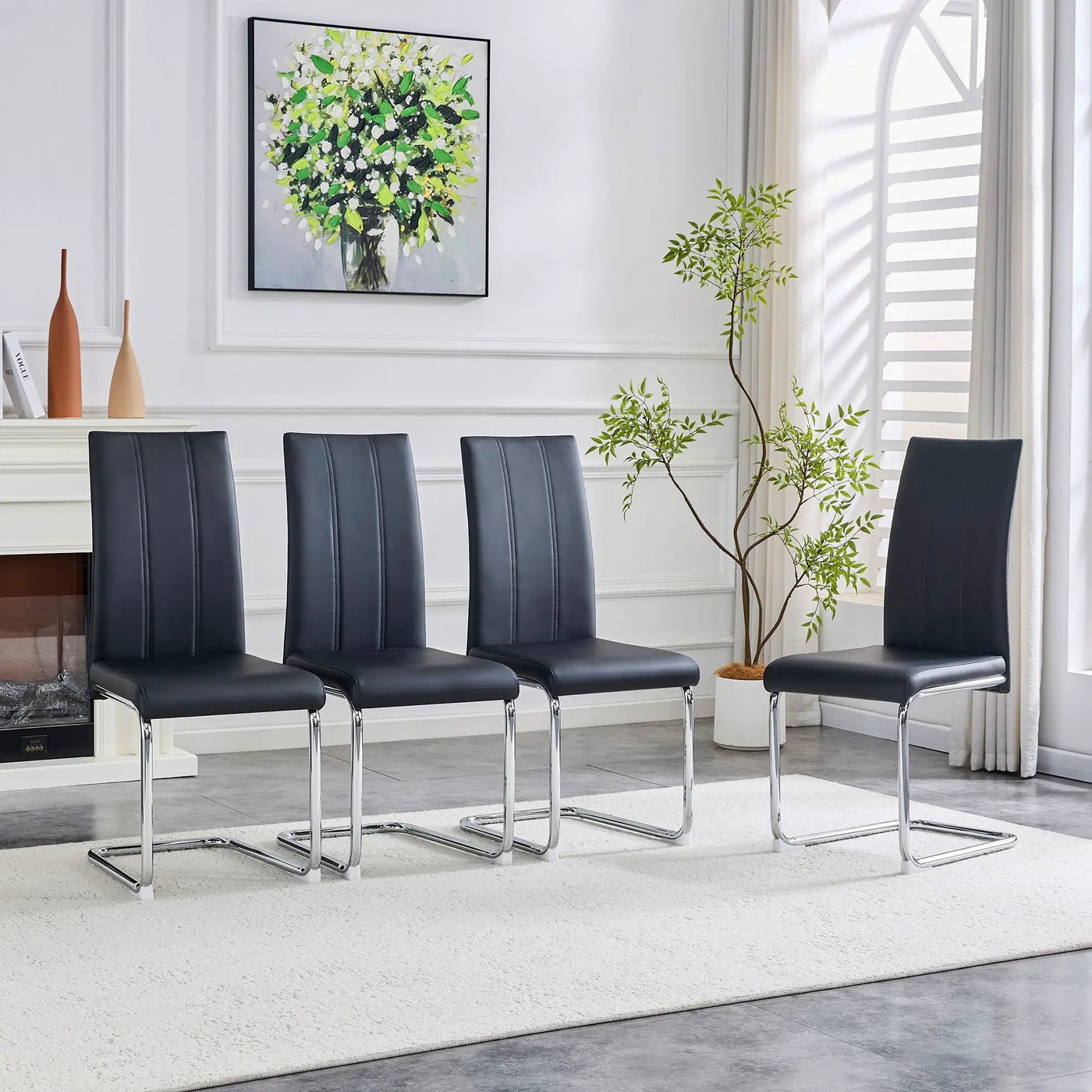 Modern Upholstered Dining Chairs For Dining Room by HouseOfZazla