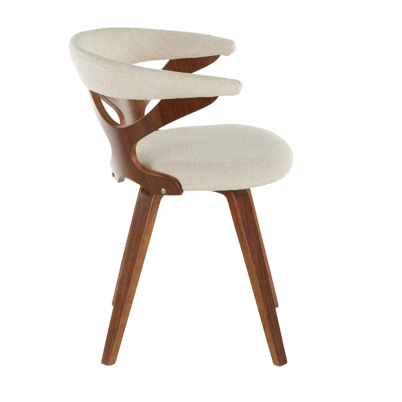 Gardenia - Mid-Century Modern Dining Chair With Swivel by HouseOfZazla
