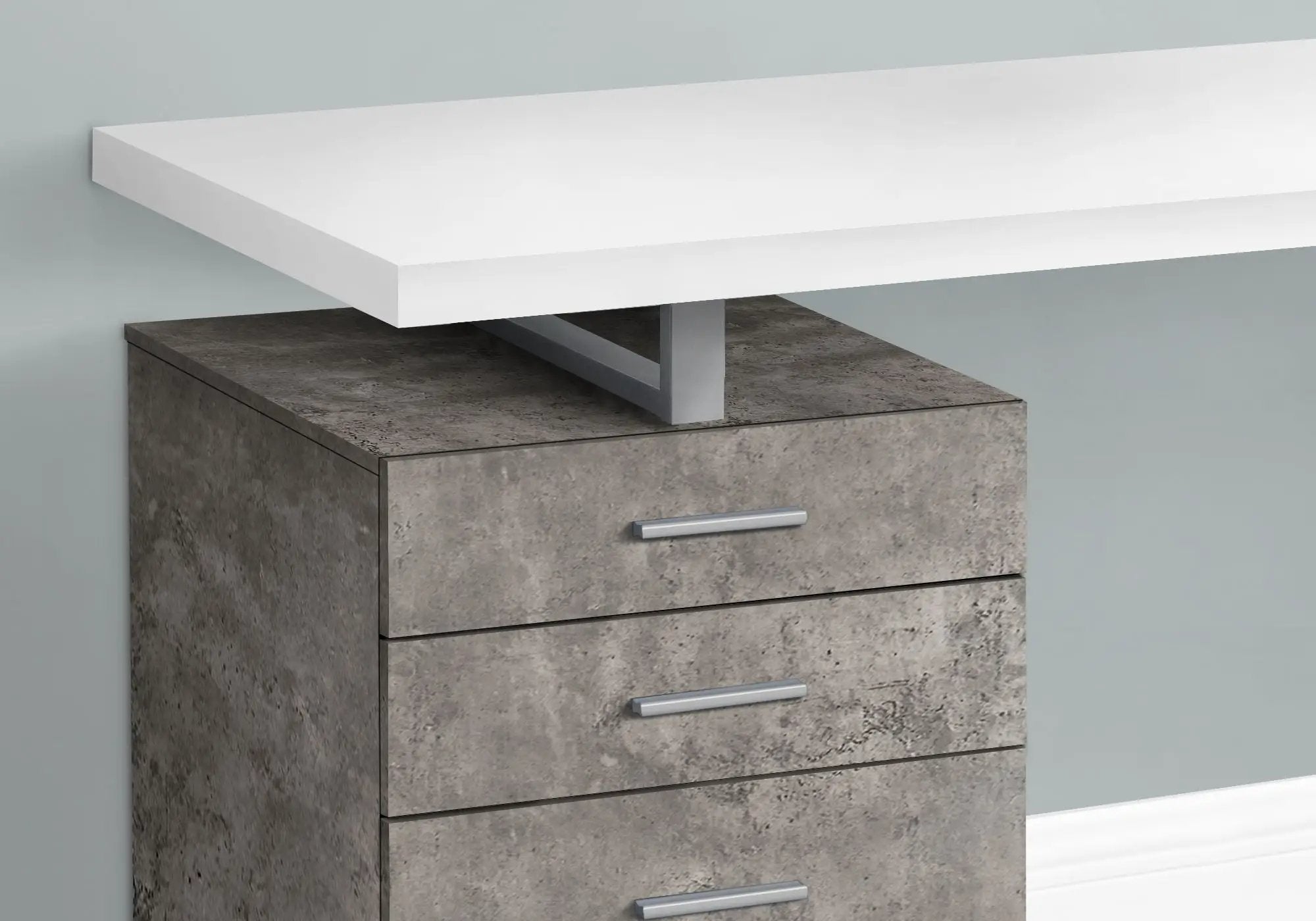 Computer Desk Left Right Set-Up Storage Drawers For Home Office by Unique Piece Furniture