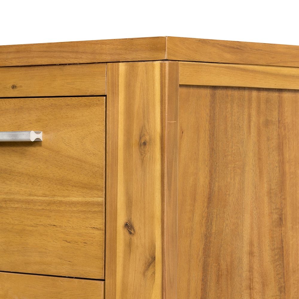Nightstand - Natural Wood / Brown by HouseOfZazla