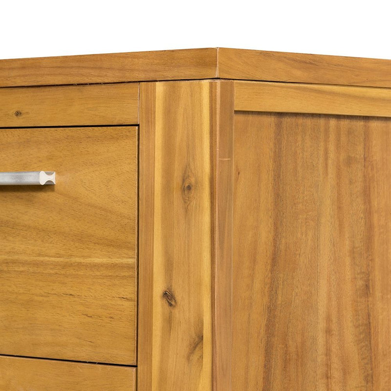 Nightstand - Natural Wood / Brown by HouseOfZazla