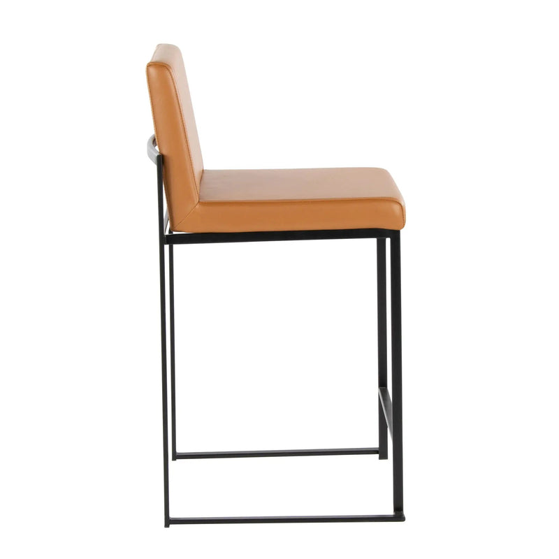 Fuji - Contemporary High Back Barstool Elegant Design by HouseOfZazla
