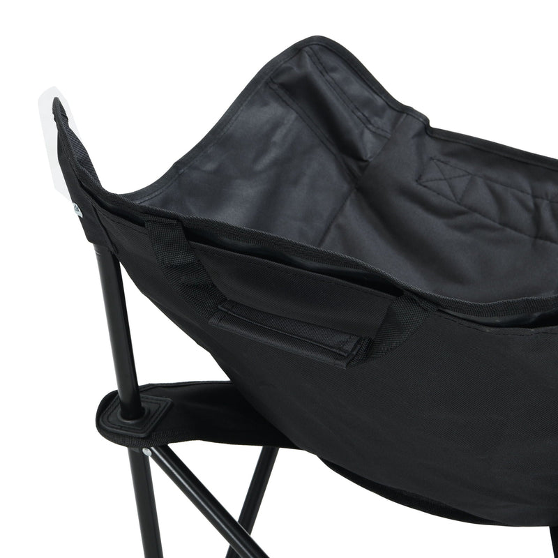 2 Pieces Outdoor Camping Chairs Folding / Portable, Comfortable Seating, Durable Steel Fram