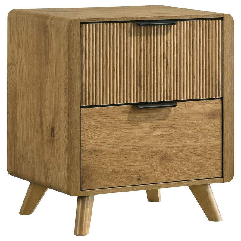 Bennett 4-piece California King Bedroom Set Light Oak by Unique Piece Furniture