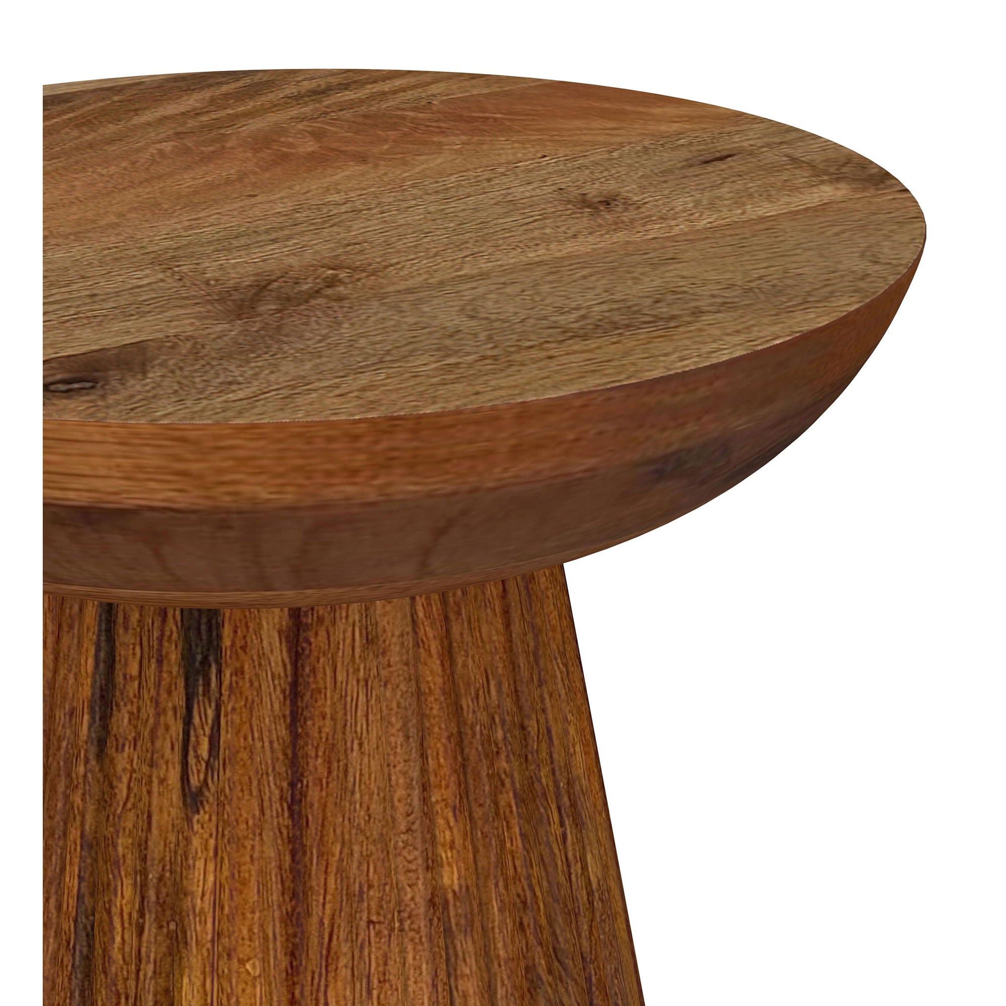 Waters - Round Accent Side Table - Honey by HouseOfZazla