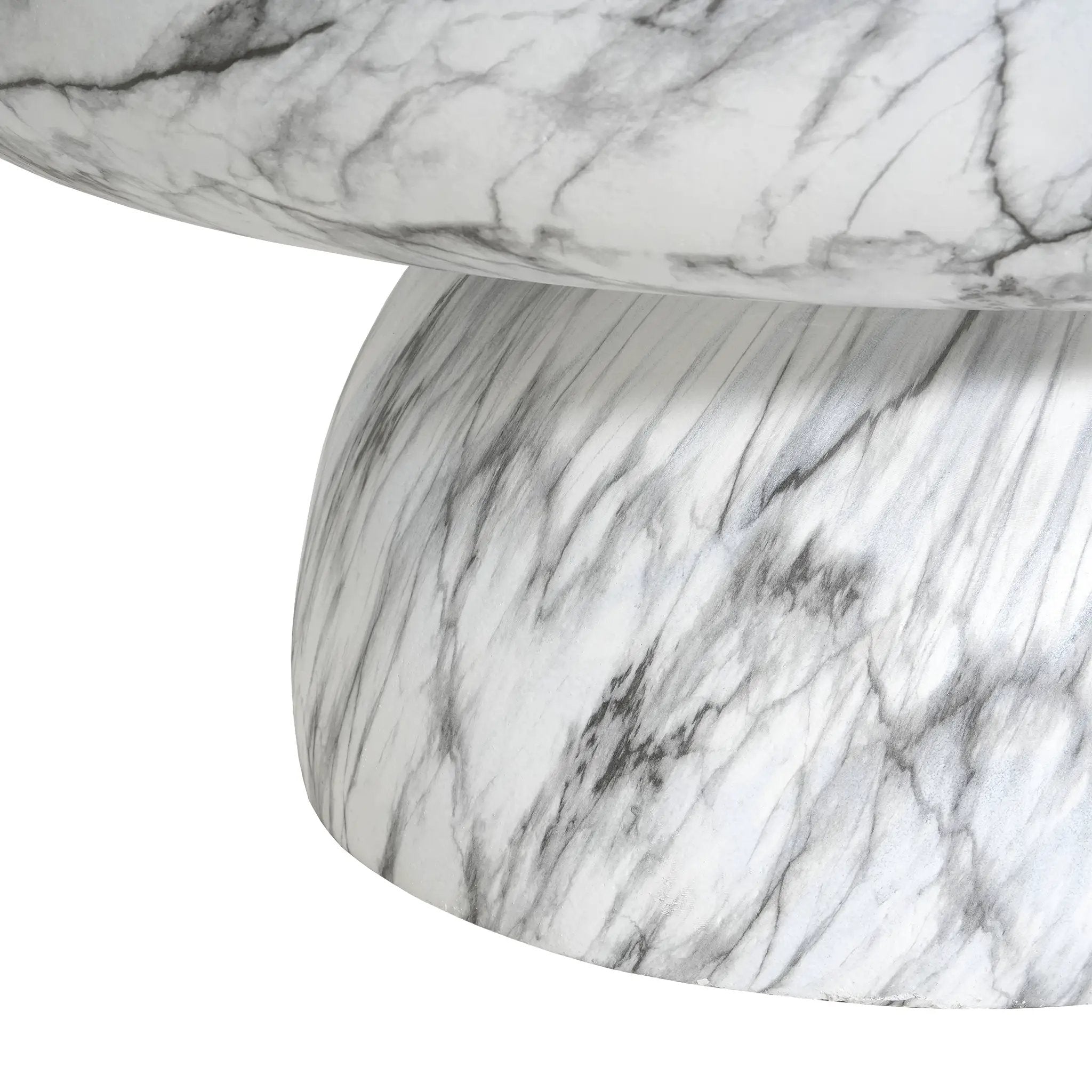 MGO Faux Marble Coffee Table for Indoor and Outdoor Use by HouseOfZazla