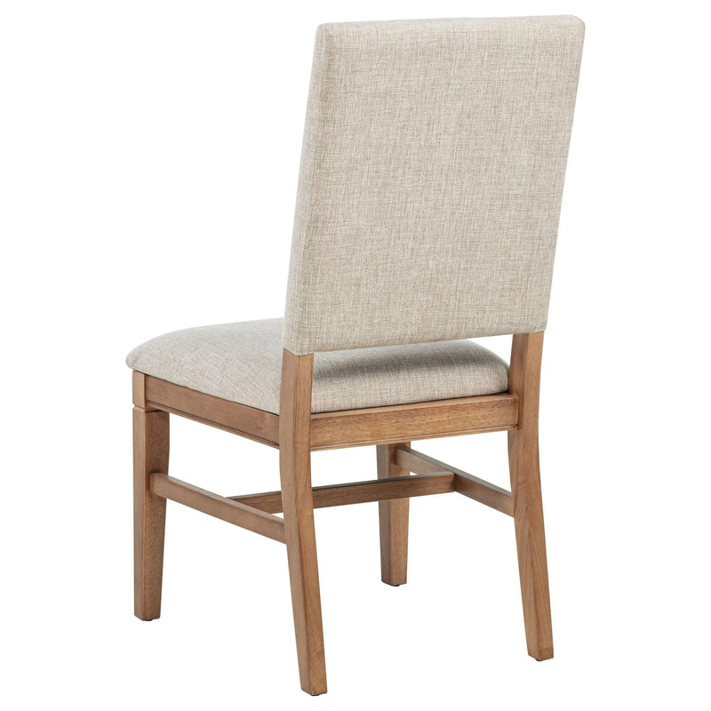Middleton Upholstered Dining Side Chair Beige (Set of 2) by Unique Piece Furniture