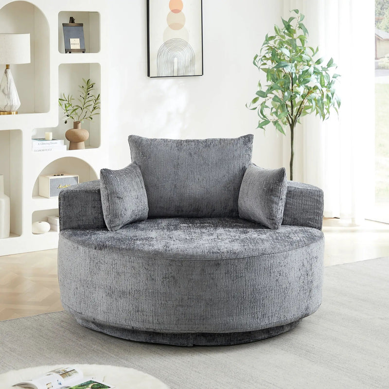 Swivel Chair With Rotating Base For Living Room by HouseOfZazla