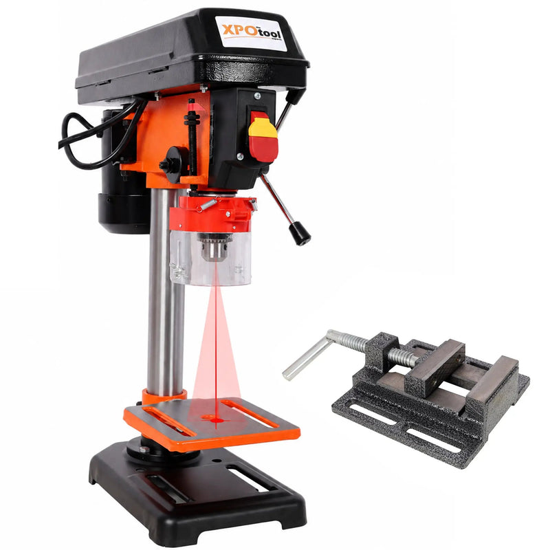8" Swing Benchtop Drill Press with Laser & Vise Clamp by HouseOfZazla