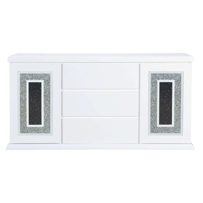 Ariya - Buffet With Clear Glass Inlay by Unique Piece Furniture