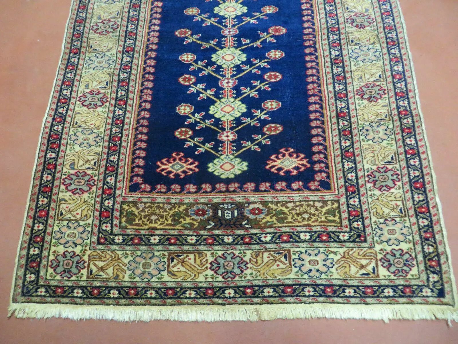 3' X 4' Semi Antique Handmade Turkish Prayer Kaisery Wool Rug Nice by Jewel Rugs