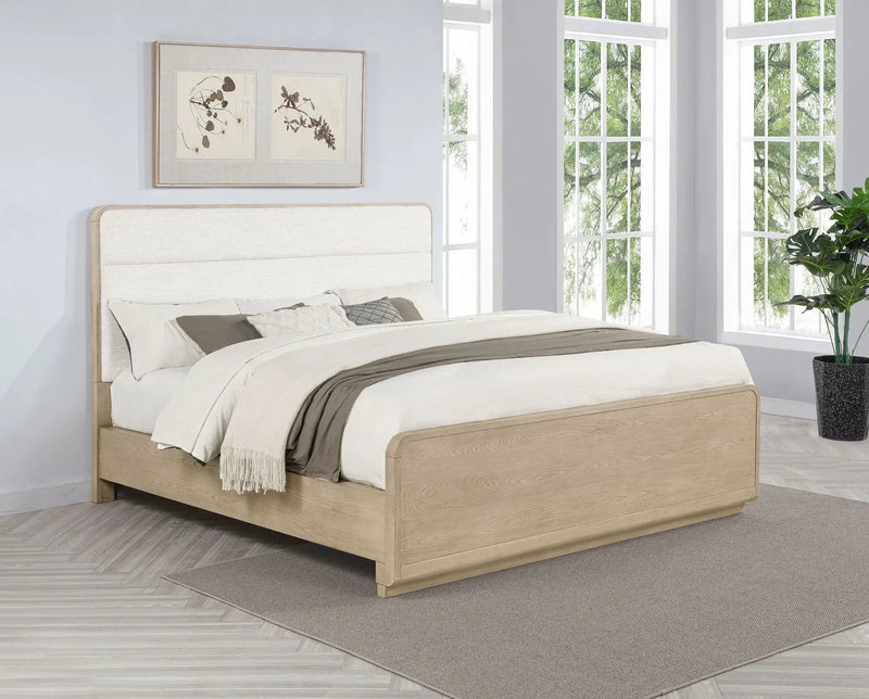 Ladera 56-inch California King Panel Bed Light Elm by Unique Piece Furniture