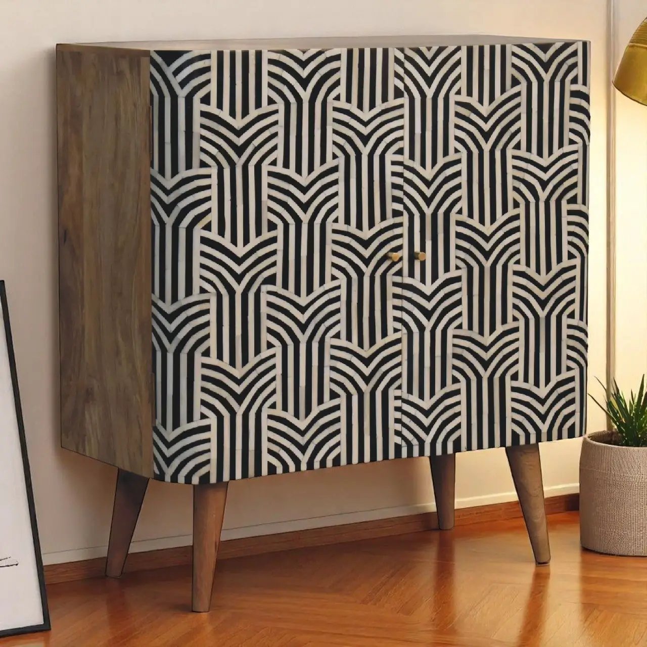 Edessa Bone Inlay Cabinet by HouseOfZazla