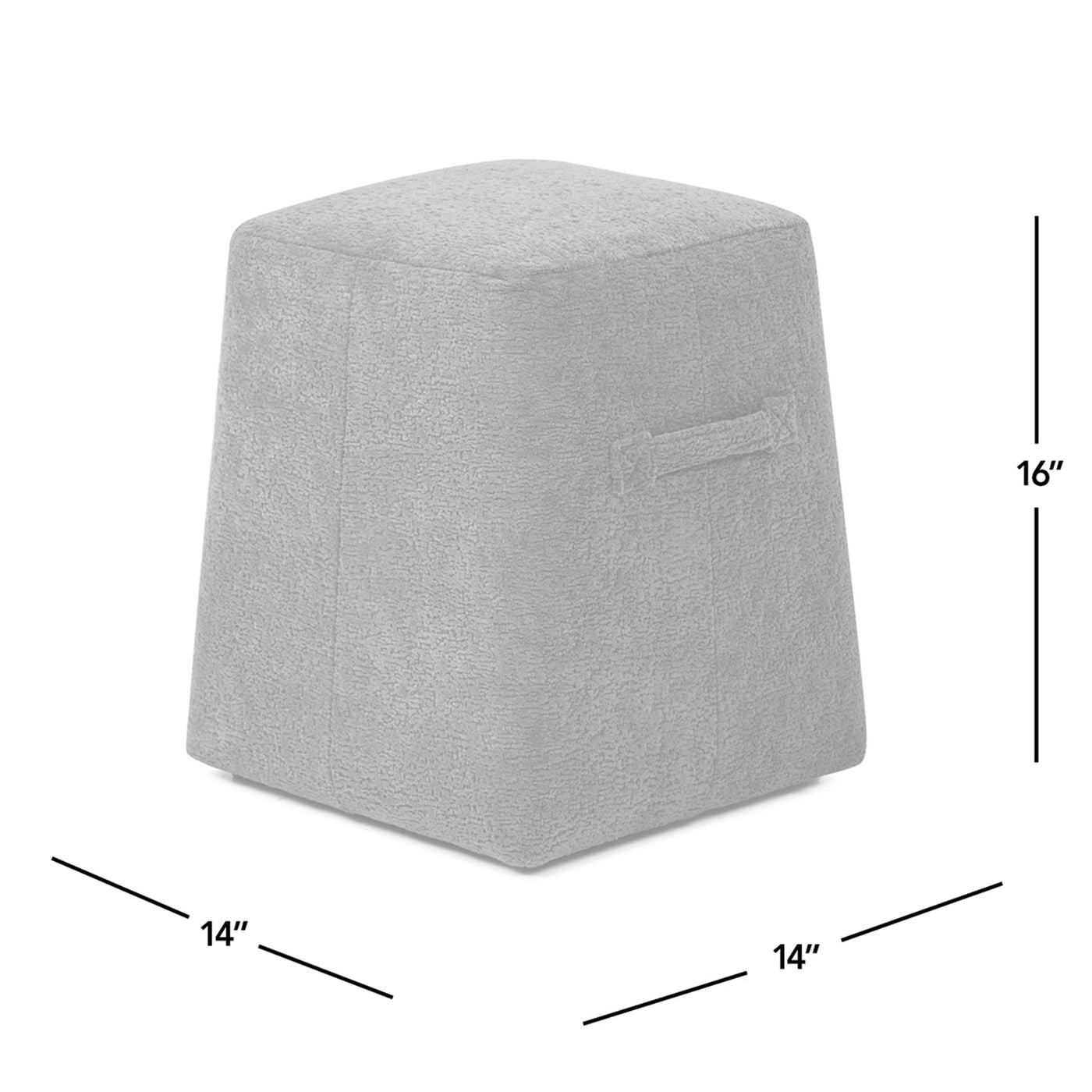 Clyde - Tapered Square Upholstered Ottoman by HouseOfZazla