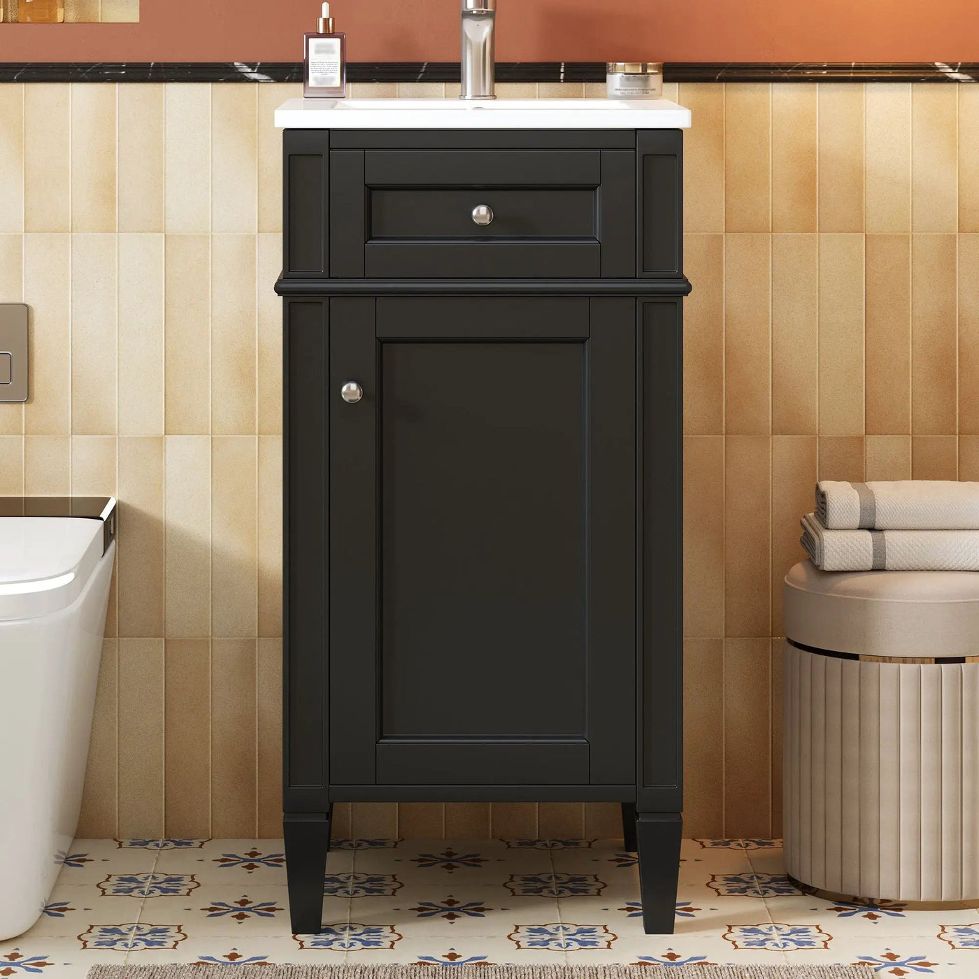 French Style Bathroom Vanity With Sink by HouseOfZazla