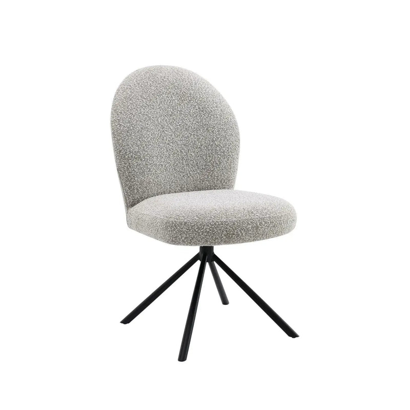 Side Chair With Swivel (Set of 2) - Gray by Unique Piece Furniture