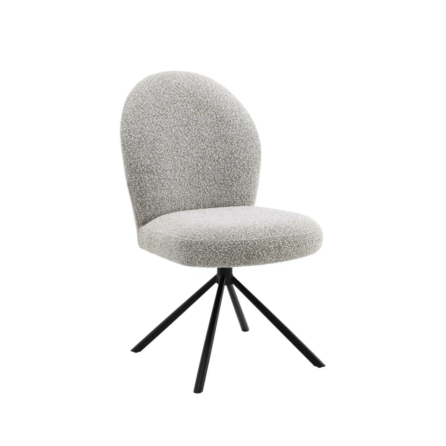 Side Chair With Swivel (Set of 2) - Gray by Unique Piece Furniture