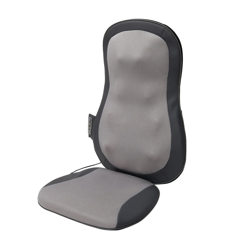 Therapeutic Shiatsu Massage Cushion With Heat Function, Polypropylene - Gray by HouseOfZazla