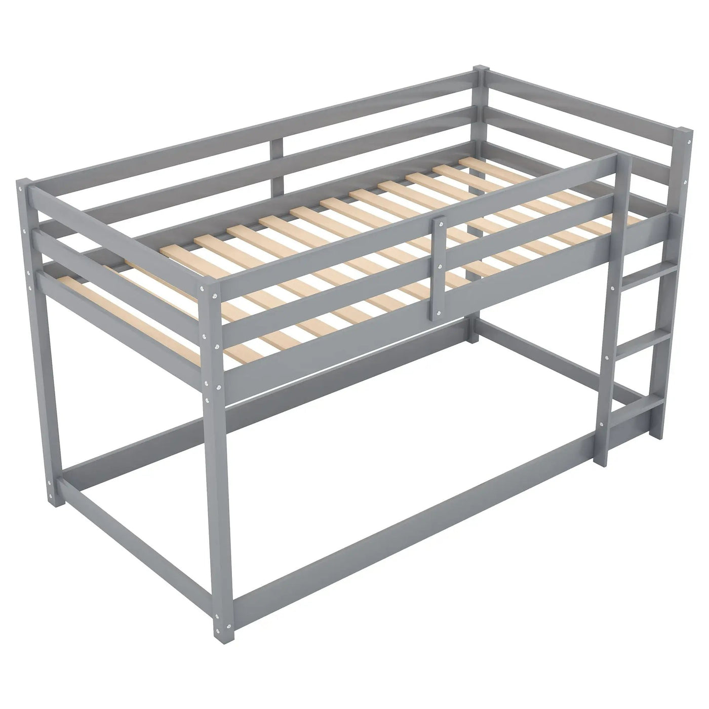 Floor Bunk Bed With Ladder by HouseOfZazla