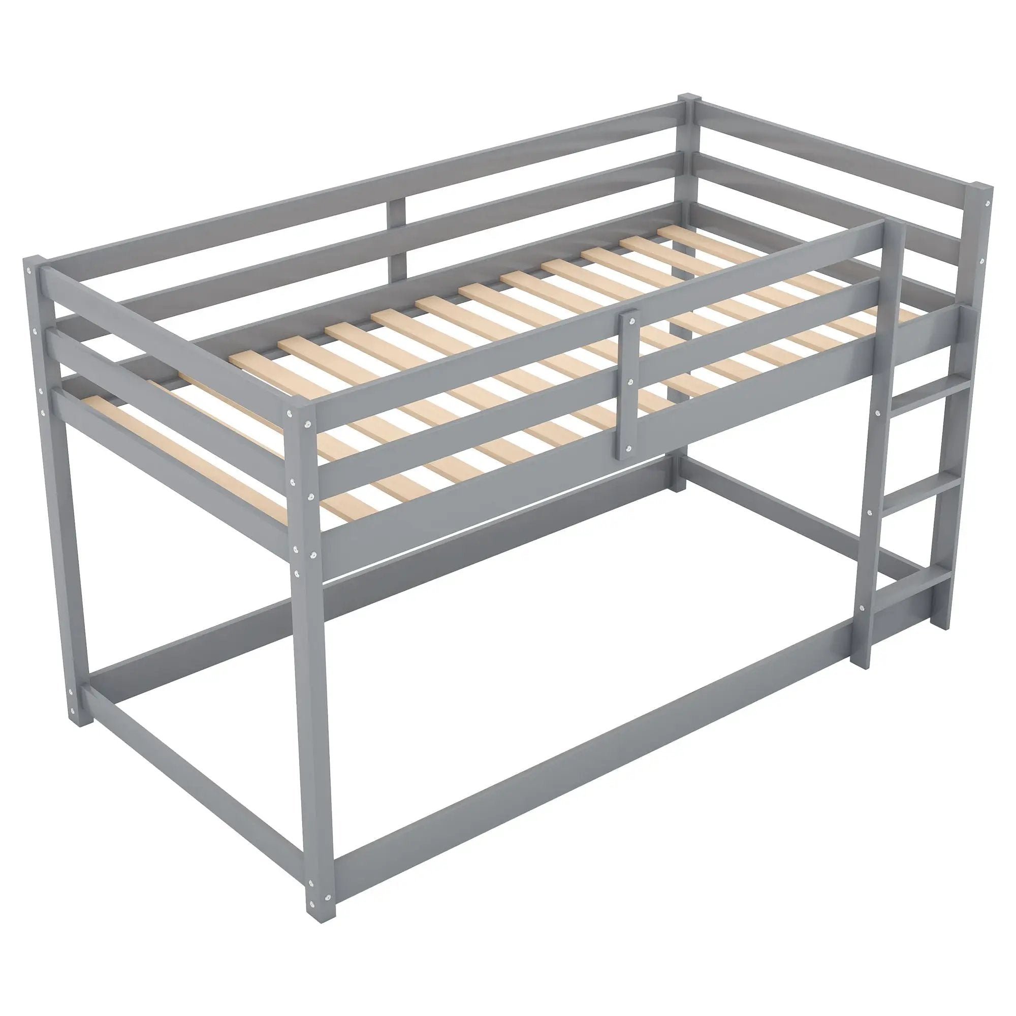 Floor Bunk Bed With Ladder