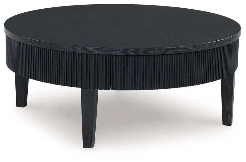 Marstream - Round Cocktail Table - Black by Unique Piece Furniture