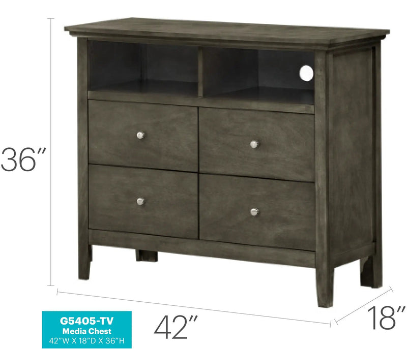 Hammond - Charming Media Chest With Storage by HouseOfZazla