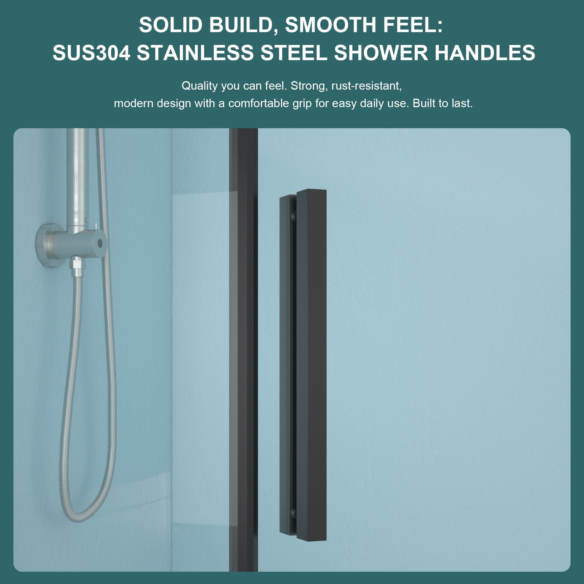 Diamond Shaped Corner Shower Door, Inward Sliding, Stainless Steel Frame by HouseOfZazla