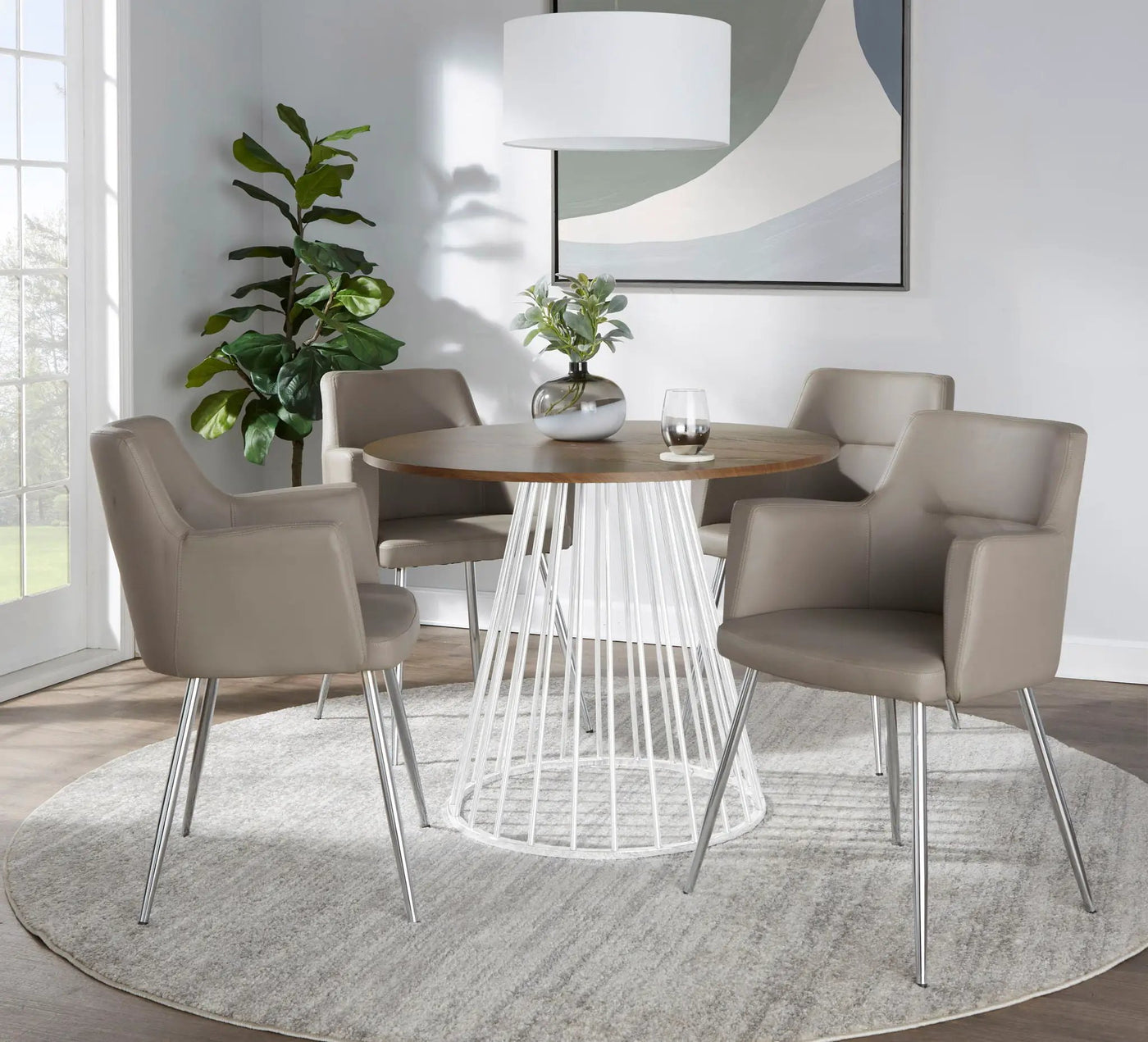 Canary Cosmo - Contemporary Dining Table by HouseOfZazla