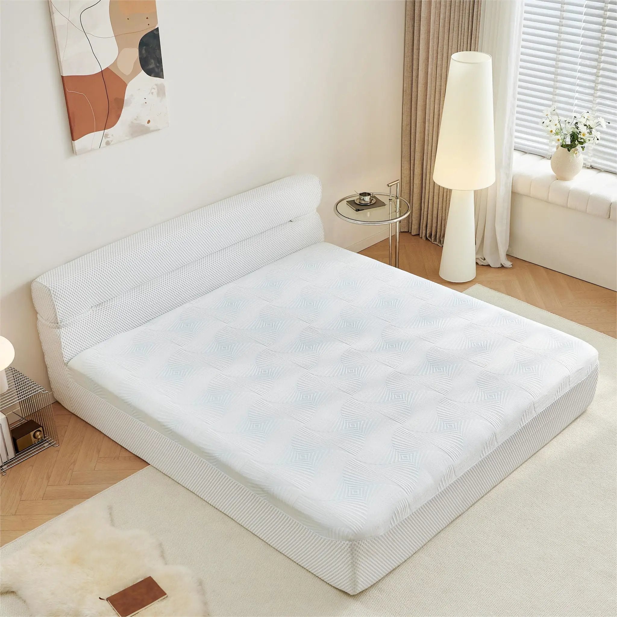 Mattress & Bed Frame With Cool, Pressure Relief, Motion Isolation by HouseOfZazla