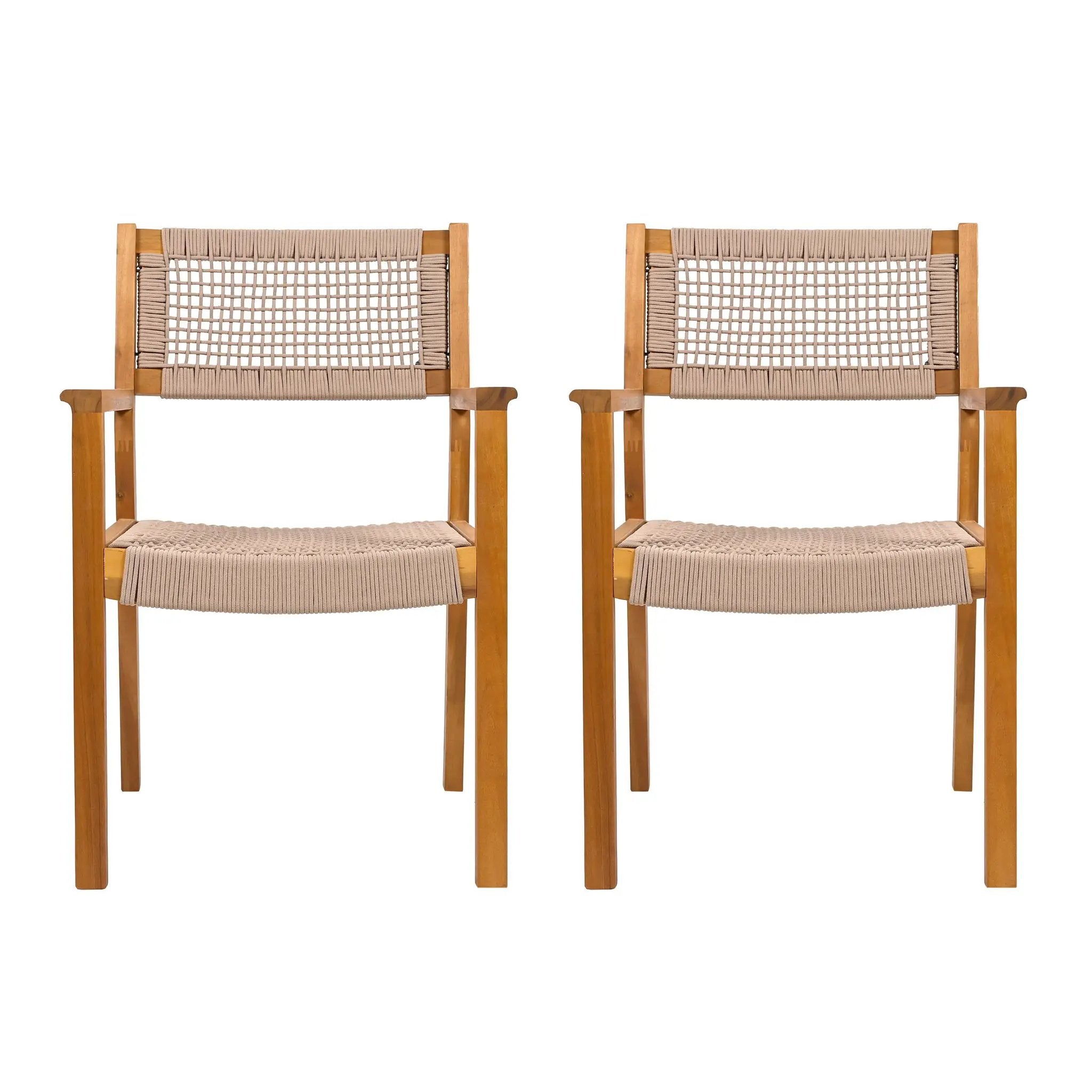 Outdoor Dining Patio Chairs (Set of 2) by HouseOfZazla