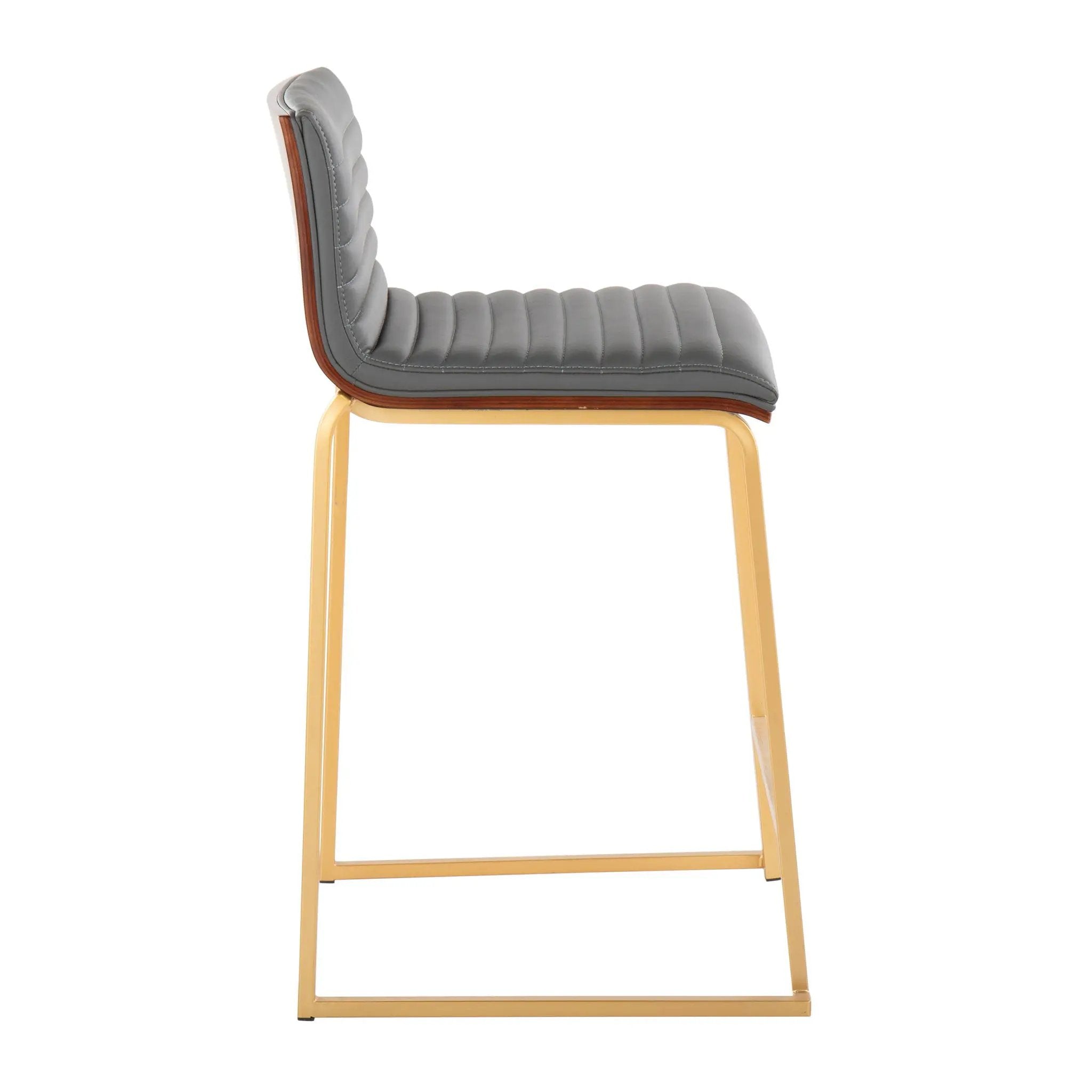 Mason Mara - Contemporary Design Fixed Height Counter Stool (Set of 2) by HouseOfZazla