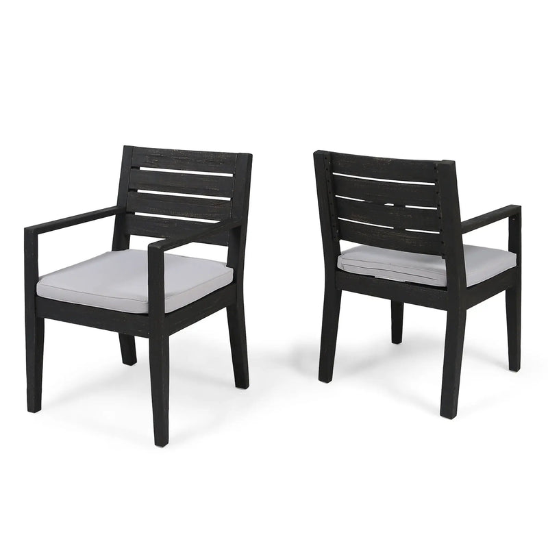 Outdoor Elegant Design Dining Chair (Set of 2) by HouseOfZazla