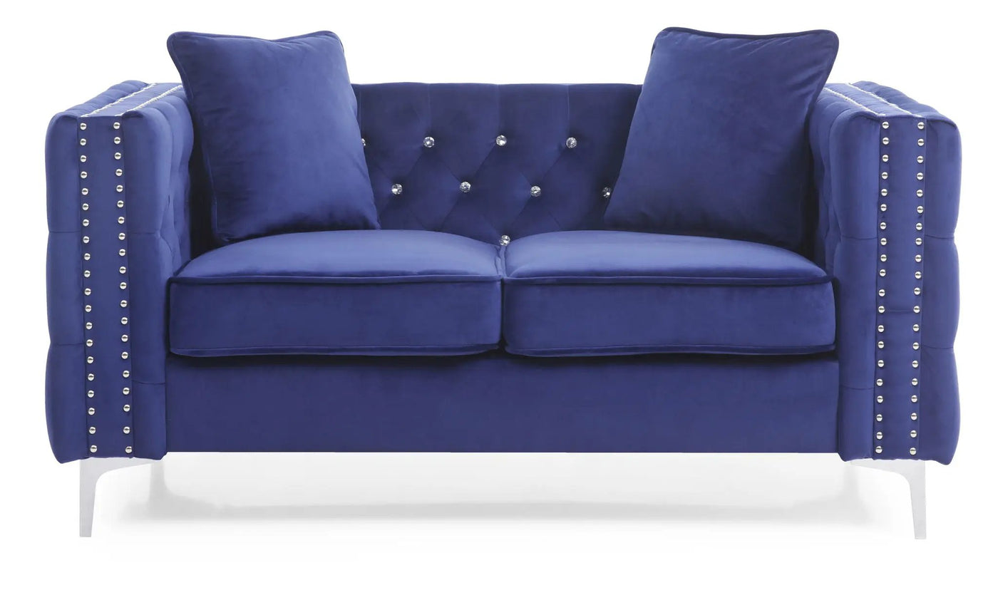 Elegant Track Arm Loveseat by HouseOfZazla