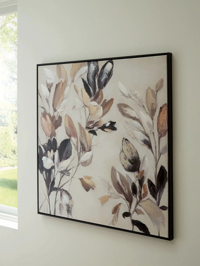 Trulow - Wall Art - Tan / Brown / Black by Unique Piece Furniture