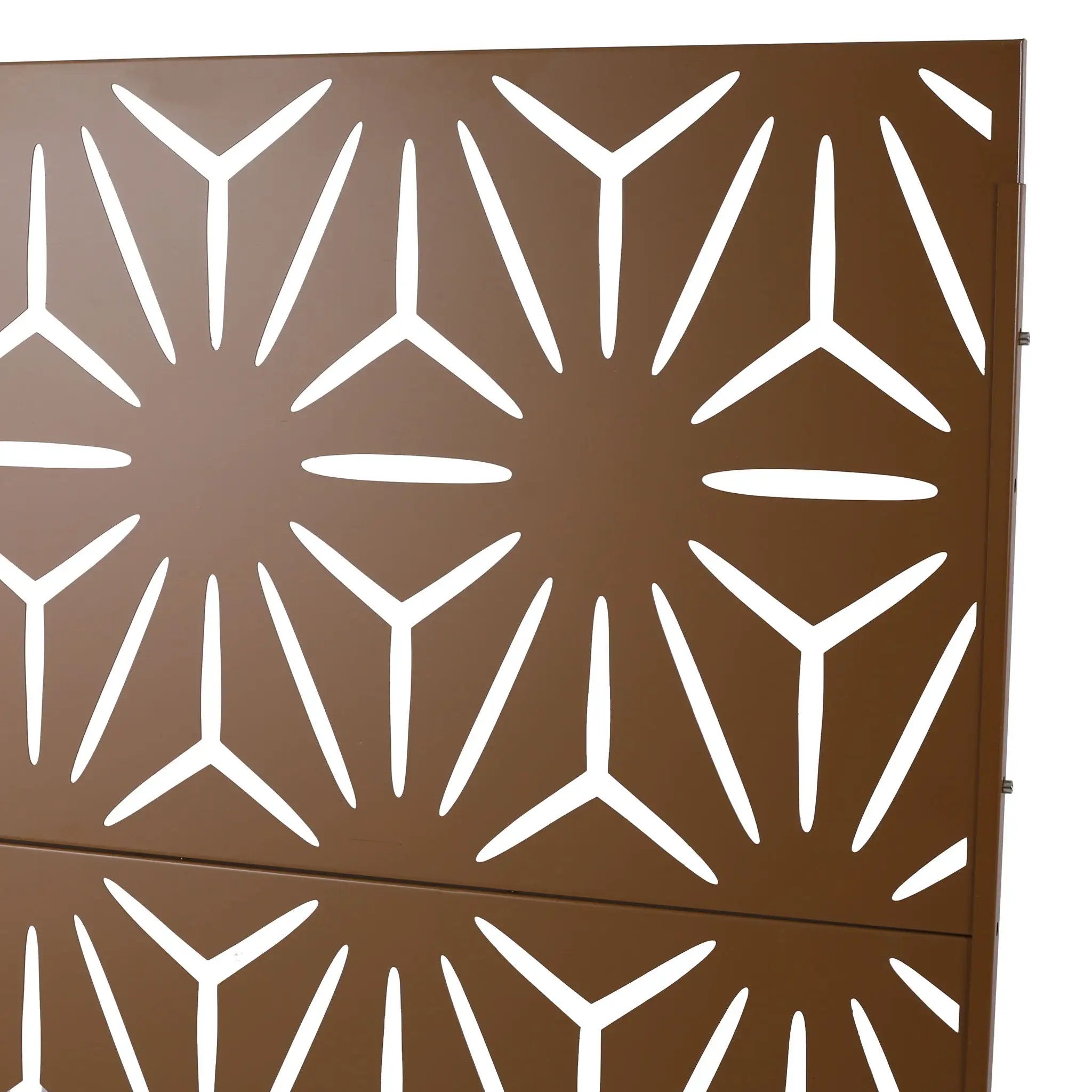 Outdoor & Indoor Metal Privacy Screen, Freestanding Decorative Panels by Unique Piece Furniture