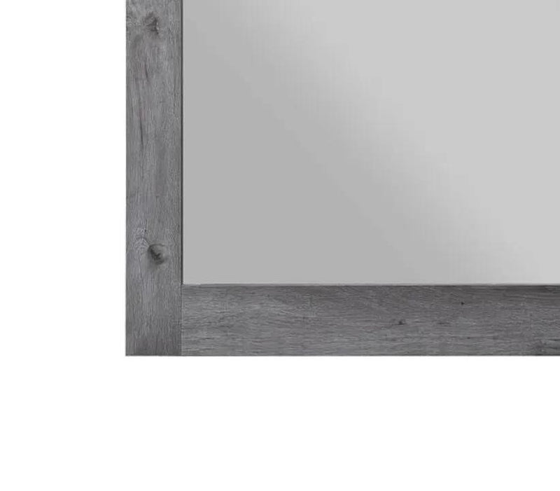 Vidalia - Rustic Mirror - Gray / Oak by HouseOfZazla