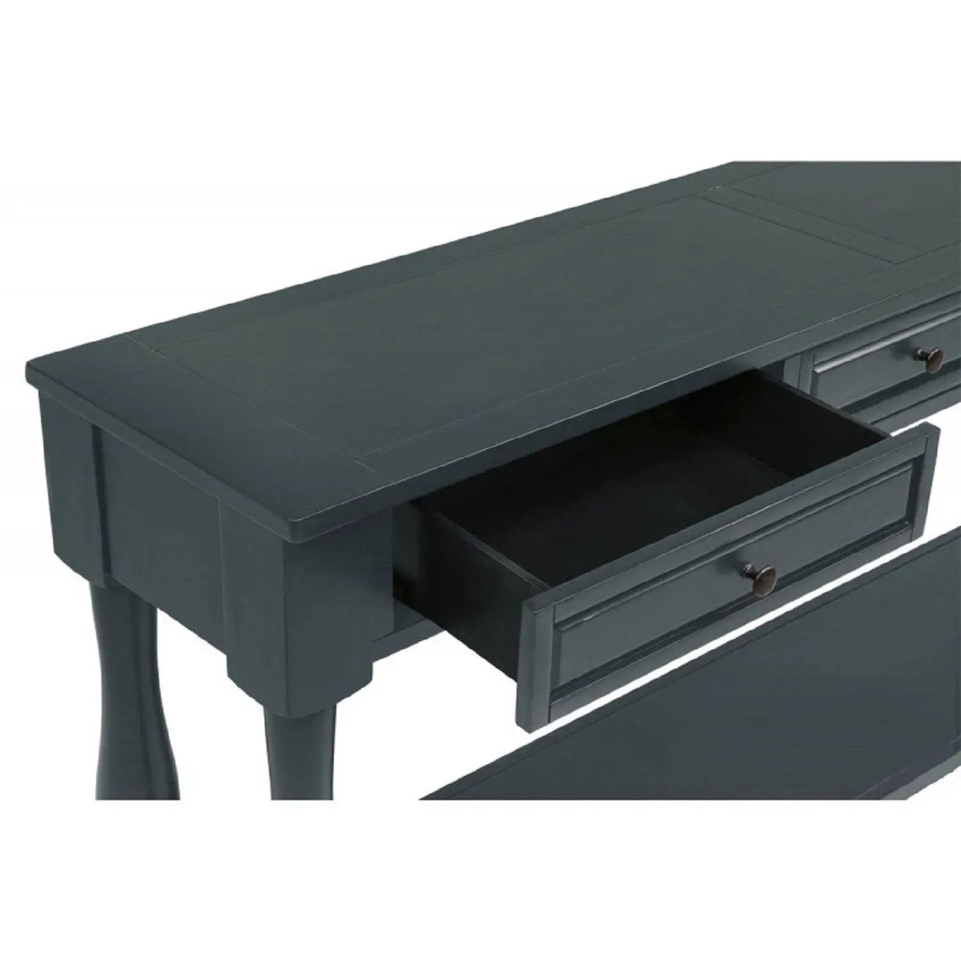 Long Console Table With Drawers And Shelf by Unique Piece Furniture