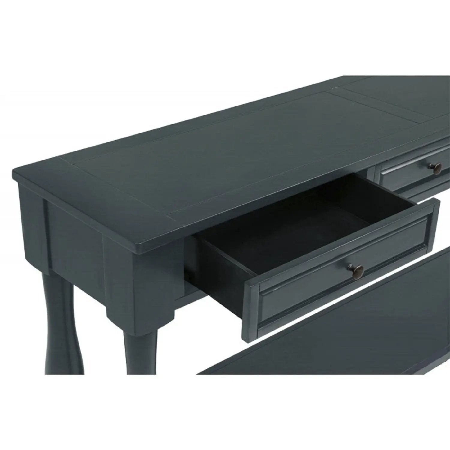 Long Console Table With Drawers And Shelf by Unique Piece Furniture
