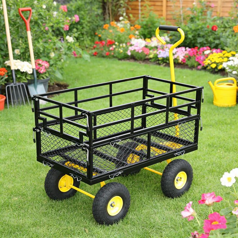 Wagon Cart Garden Cart Trucks Make Transporting Firewood Easier by HouseOfZazla