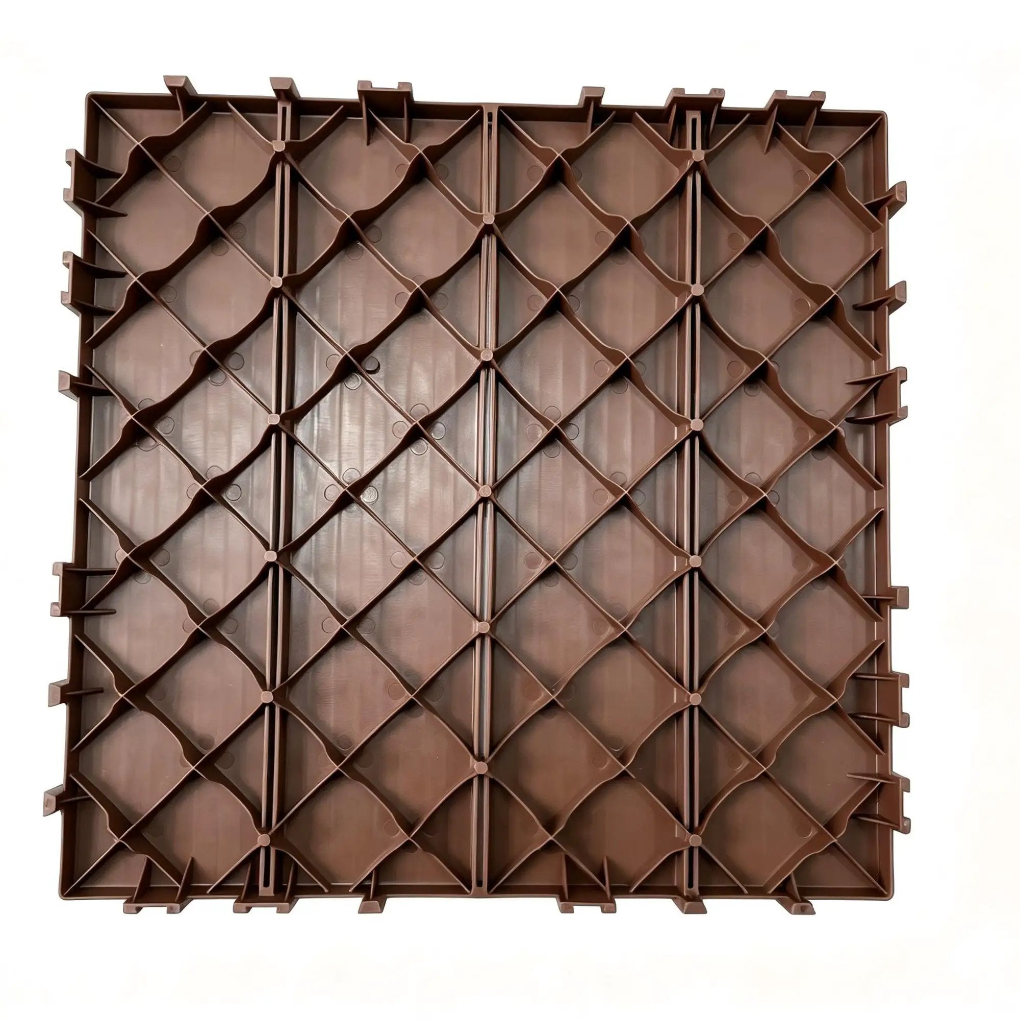 Plastic Interlocking Deck Tiles, 44 Pack 12"x12" by HouseOfZazla