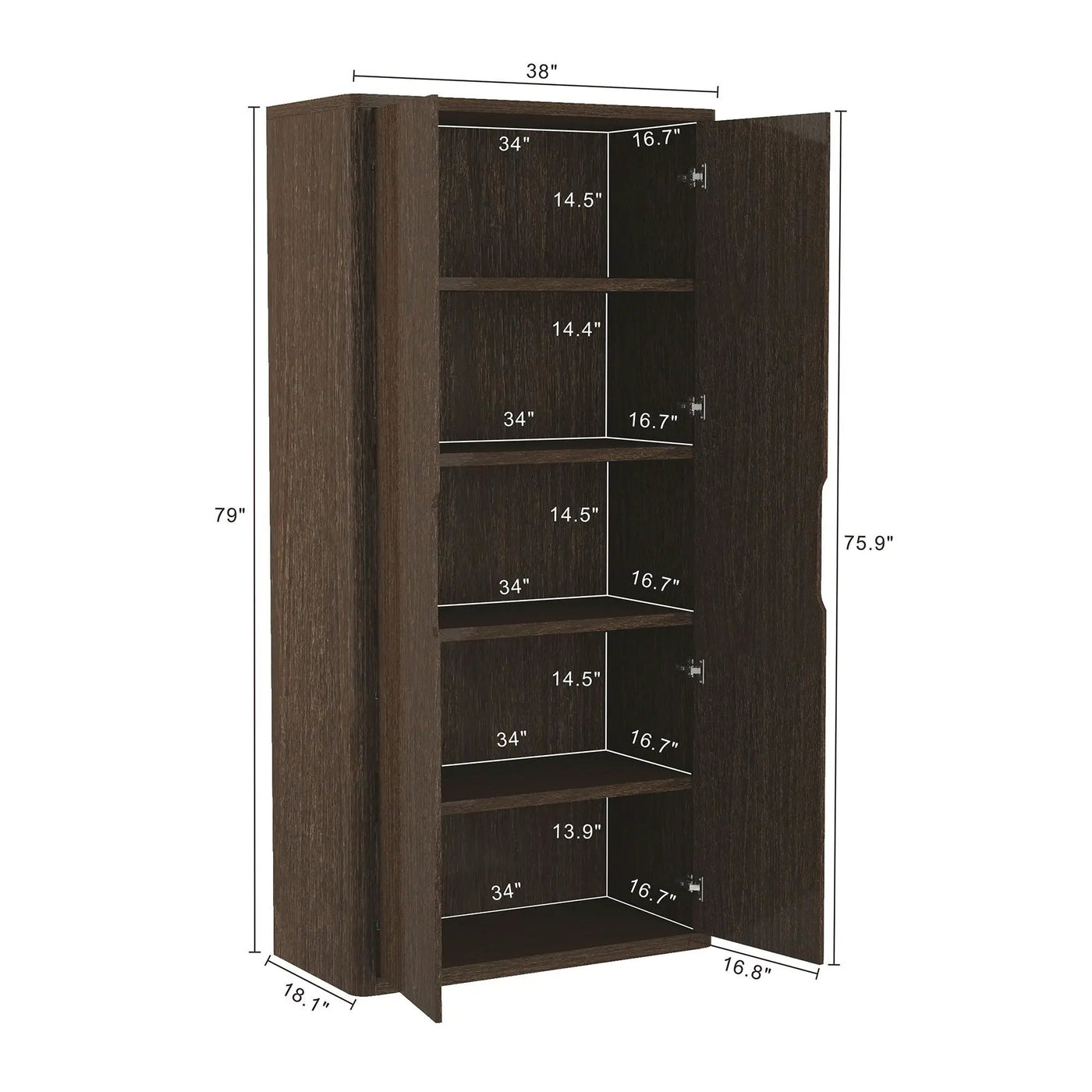 Rivington - Bookcase Cabinet by HouseOfZazla