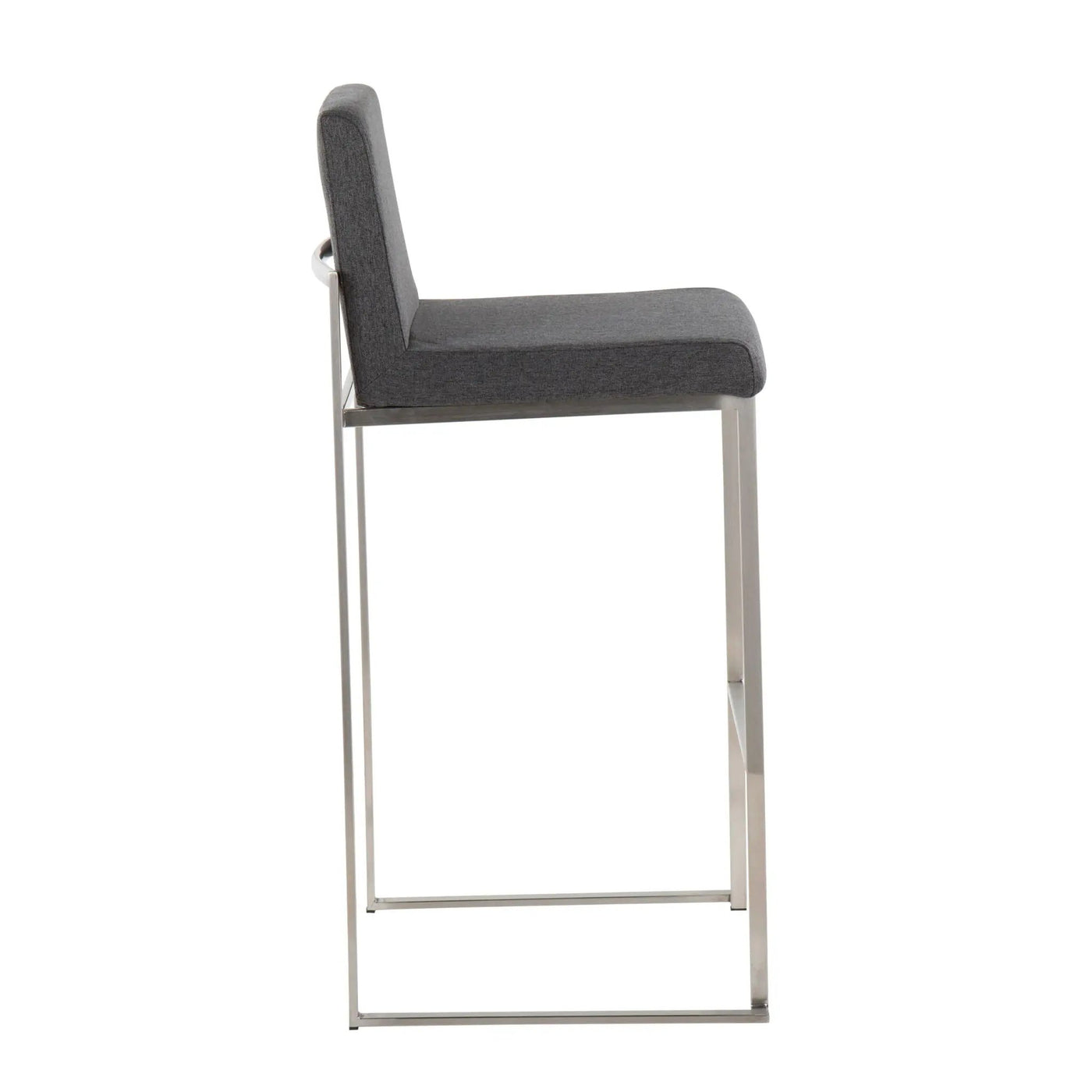 Fuji - Contemporary And Modern Elegance High Back Barstool by HouseOfZazla